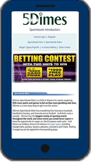 5dimes eu mobile|NEW 5dimes Sportsbook Review 2024 .